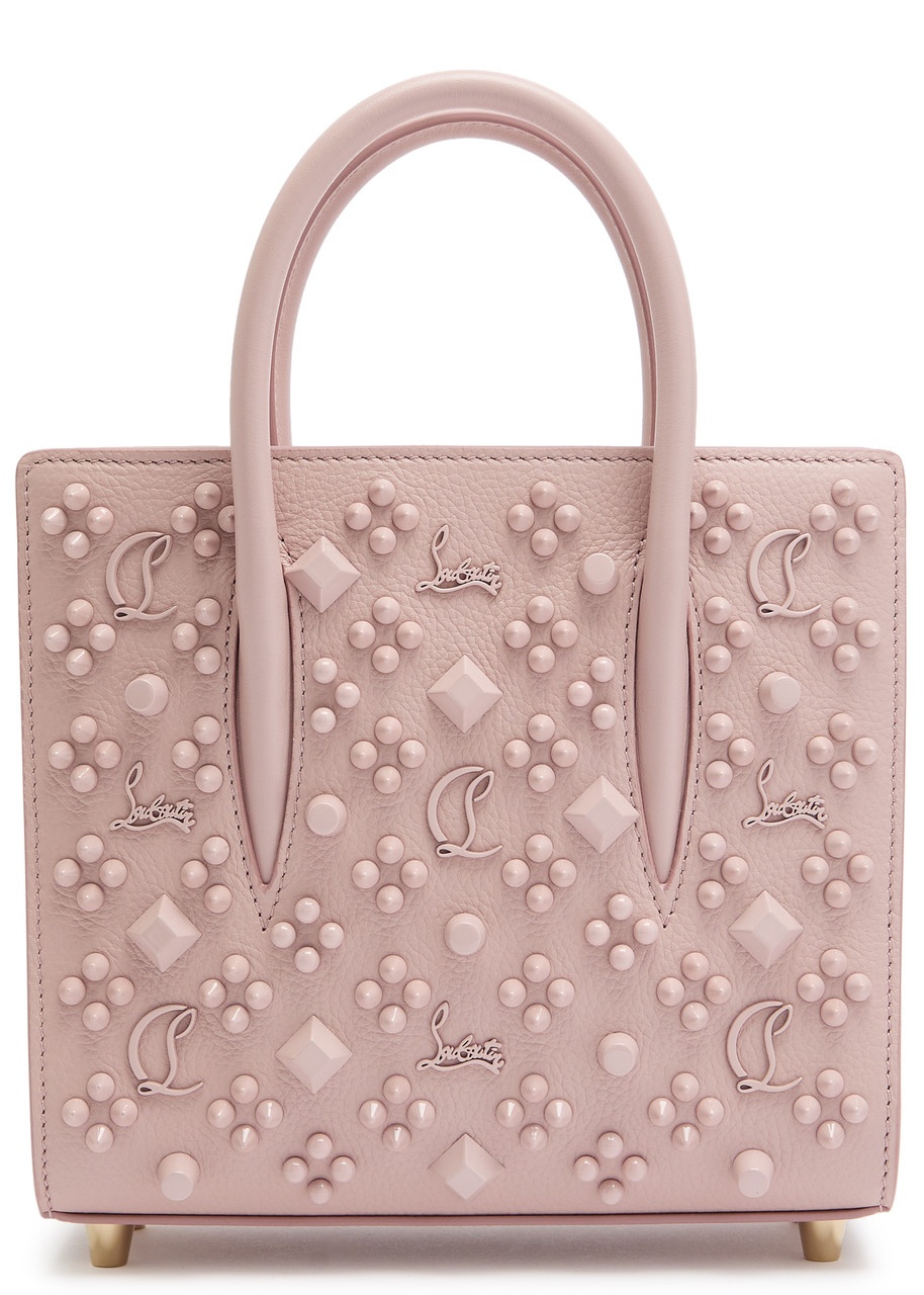 Christian Louboutin Paloma Embellished Mini Leather top Handle bag - 1