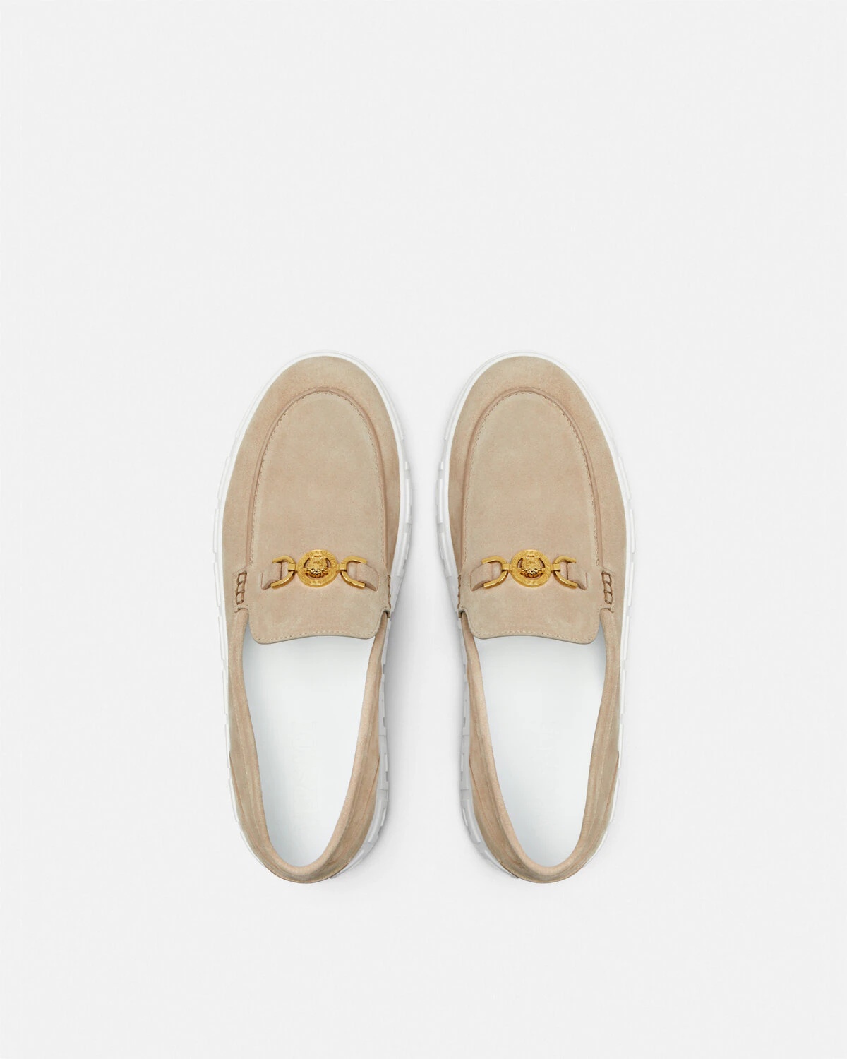 Medusa '95 Suede Greca Loafers - 4