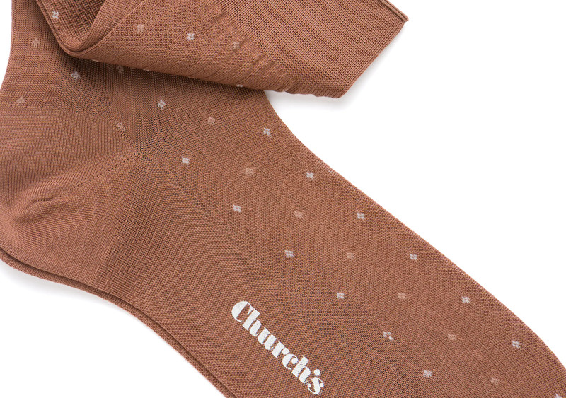 Church's Contrast diamond socks
Cotton Dot Short Brown outlook