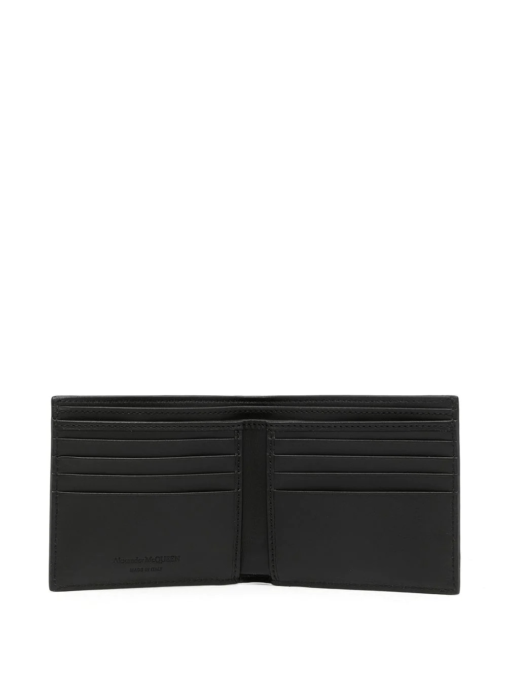 logo-print leather wallet - 3