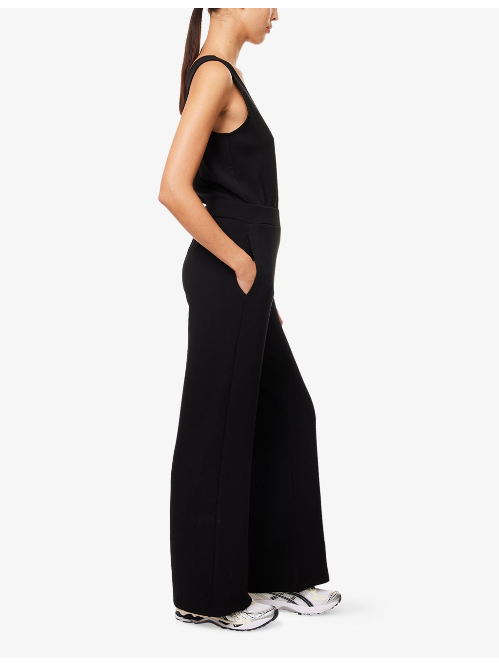 Alina Wide-Leg Stretch-Jersey Jumpsuit - 3