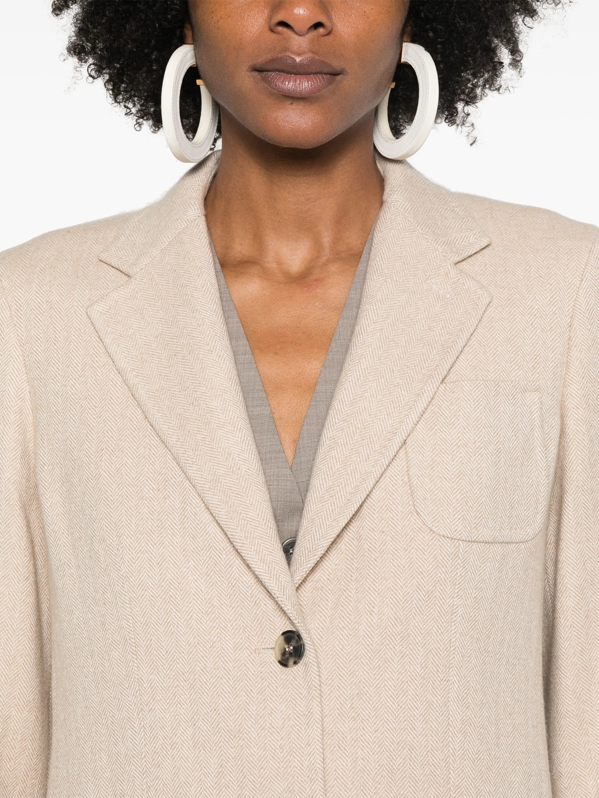 Carpi Single-breasted Blazer - 4
