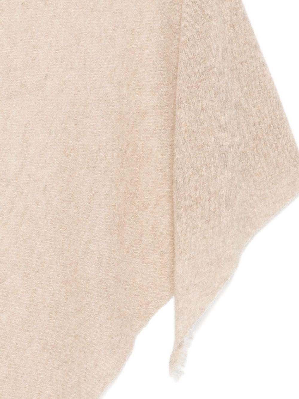 Chal Triax raw-edge triangular scarf - 3