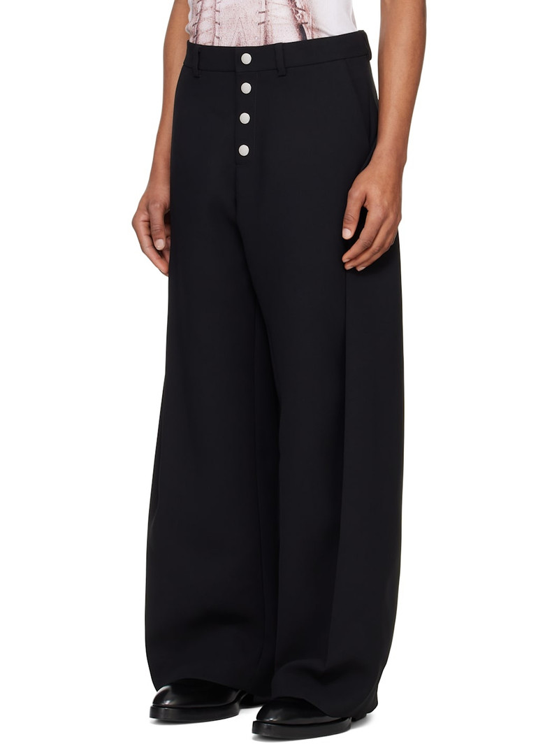 Jean Paul Gaultier Black 'The Sculptural' Trousers outlook
