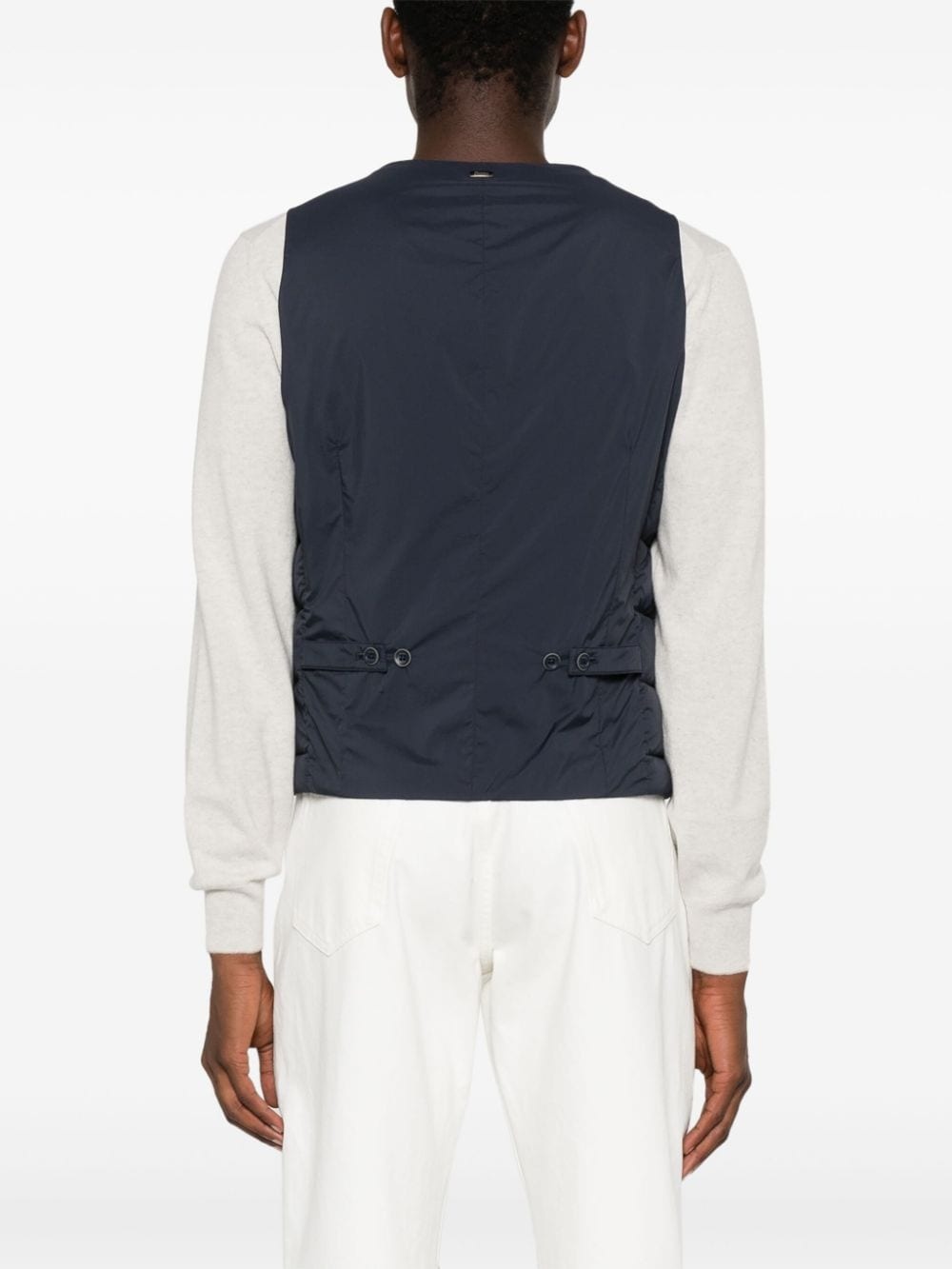 V-neck down gilet - 4