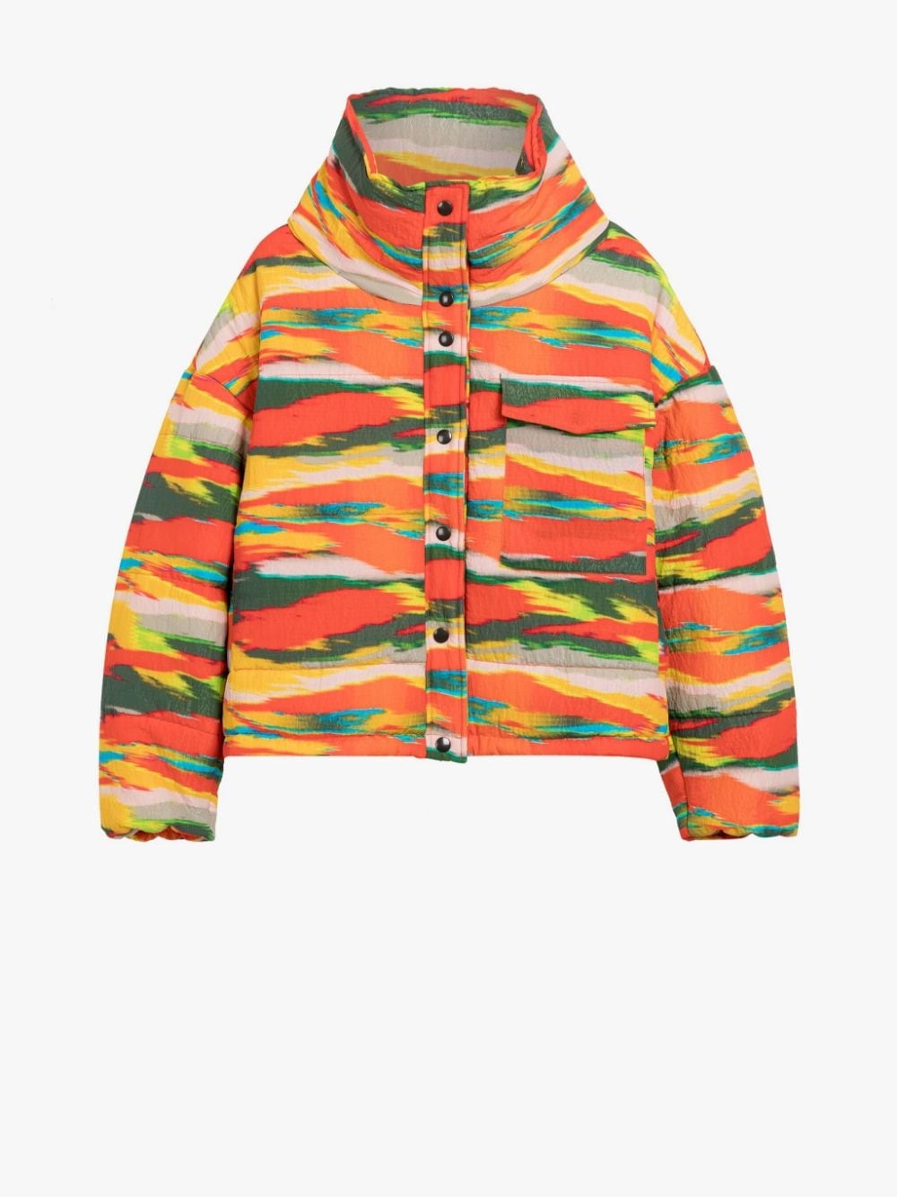 CHRISSIE POP CAMO NYLON JACKET - 1