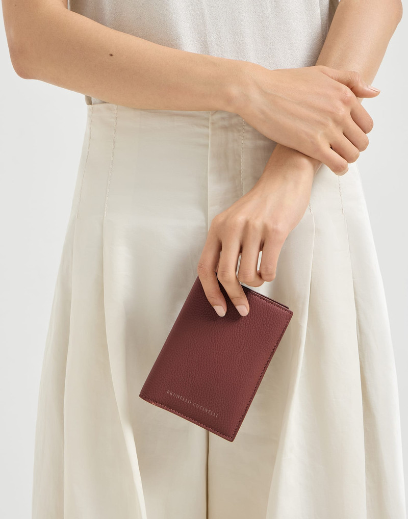 Grained calfskin passport holder 4