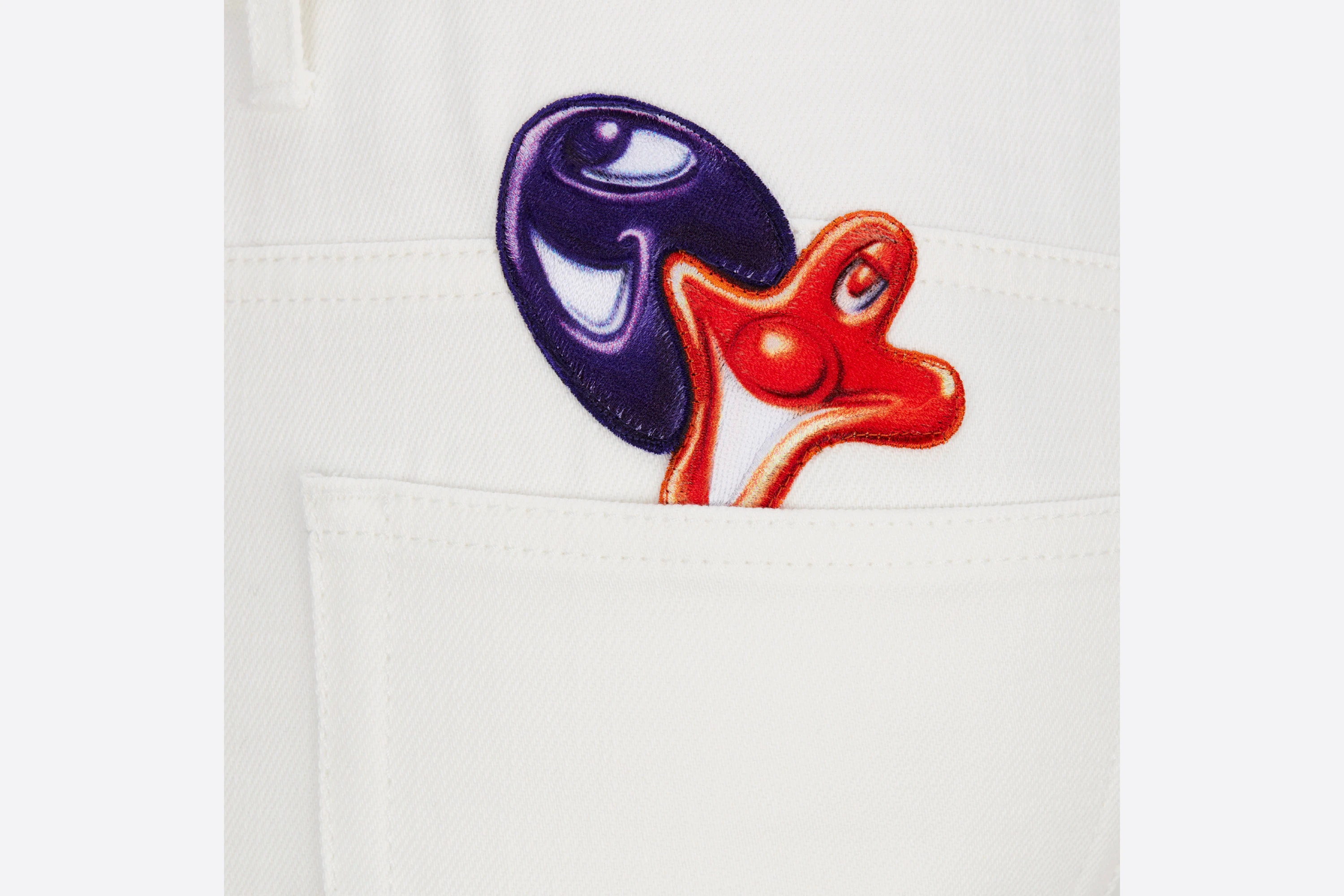 DIOR AND KENNY SCHARF Slim-Fit Jeans - 4