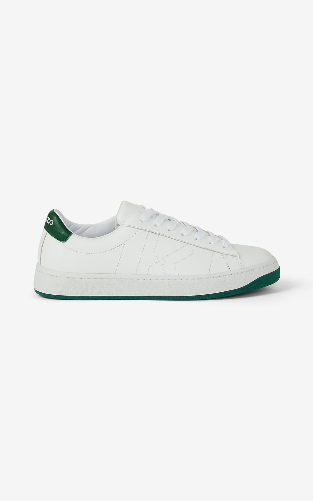 KENZO Kourt K Logo leather sneakers - 1