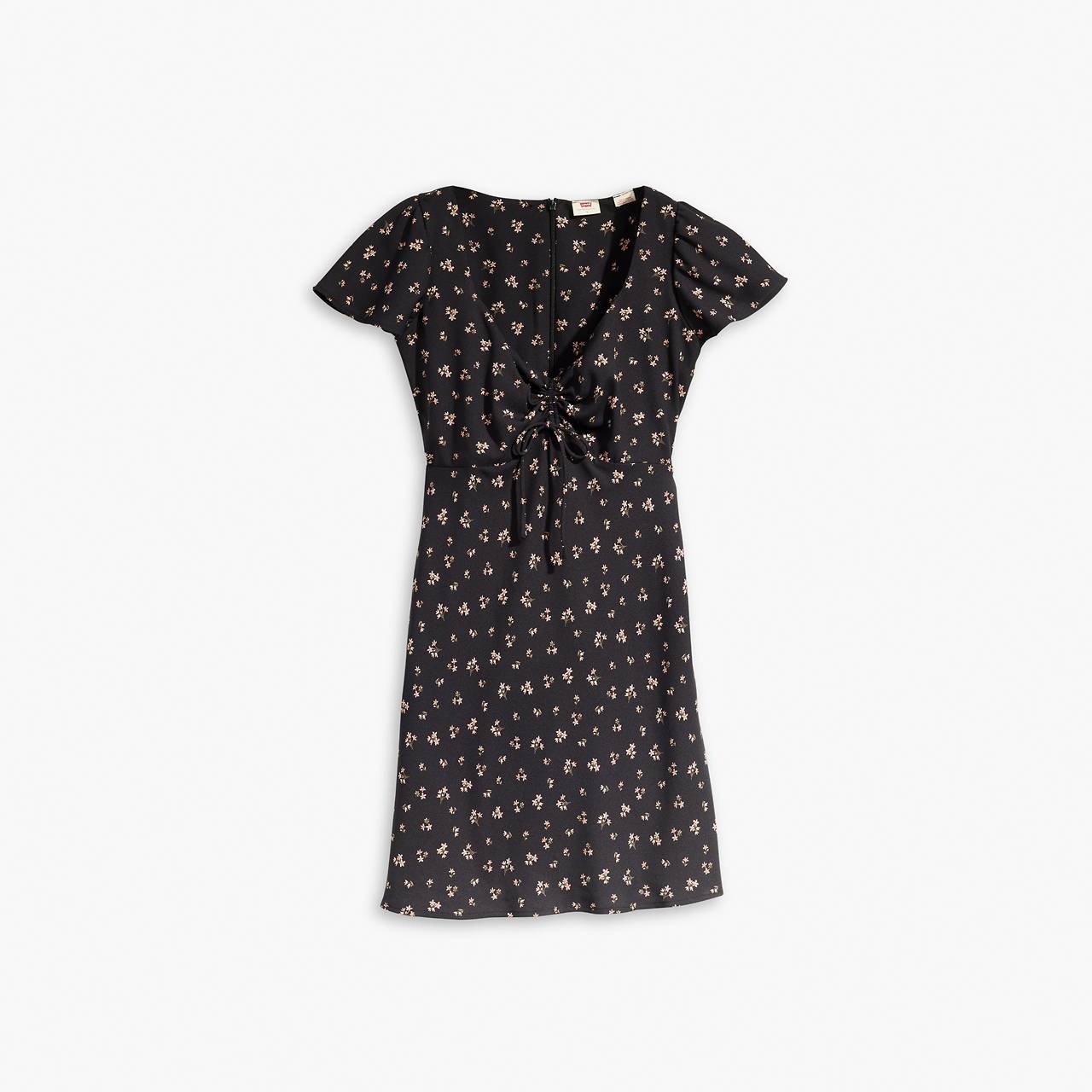 SKYLAR FLUTTER SLEEVE DRESS - 1