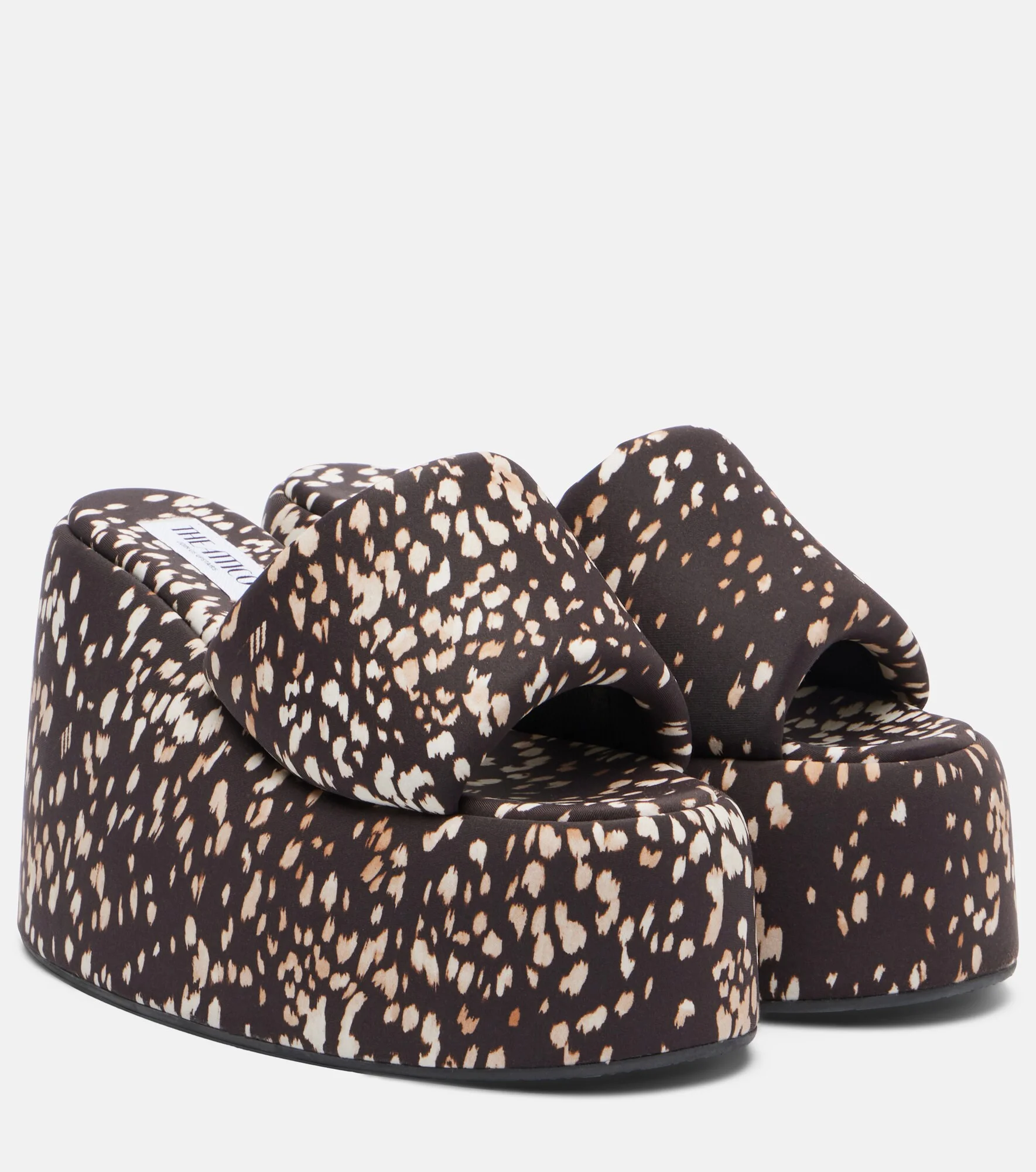 Mochi leopard-print platform sandals - 1