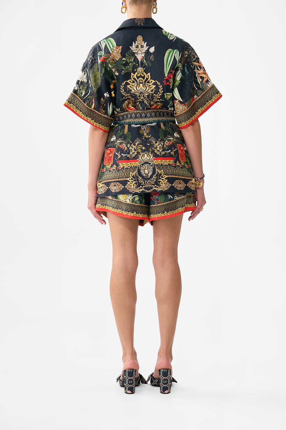 DOUBLE BREASTED SHORT SLEEVE JACKET - 3