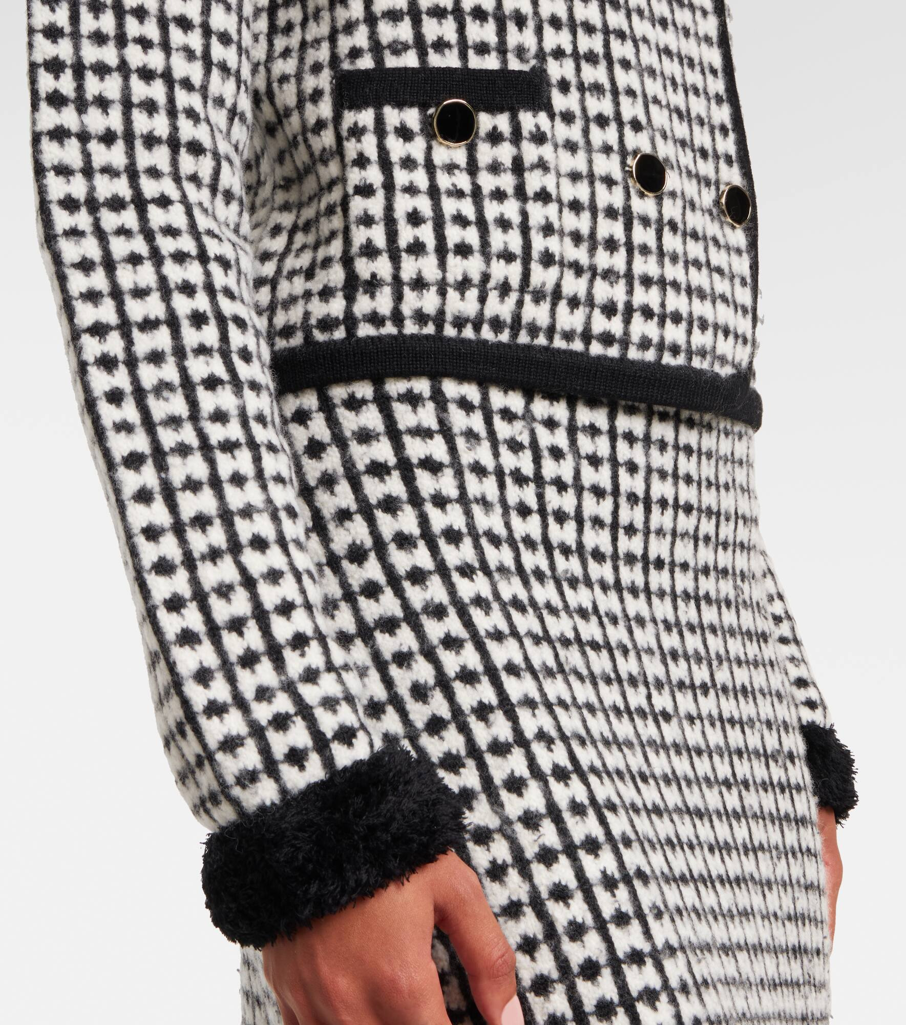 Wool-blend cardigan - 5