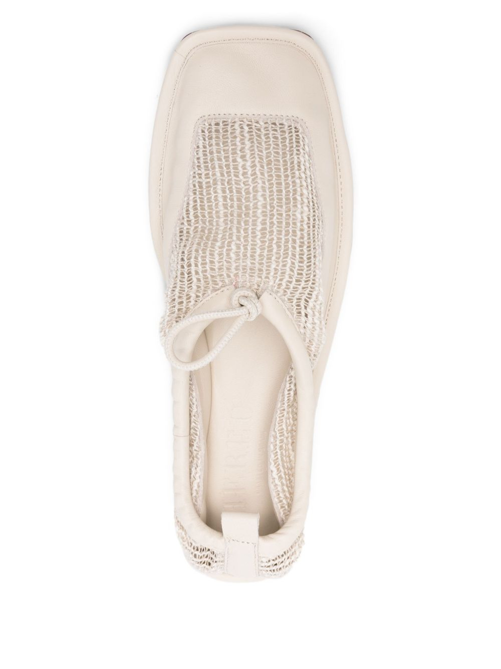 Puntera mesh-panel ballet flats - 4