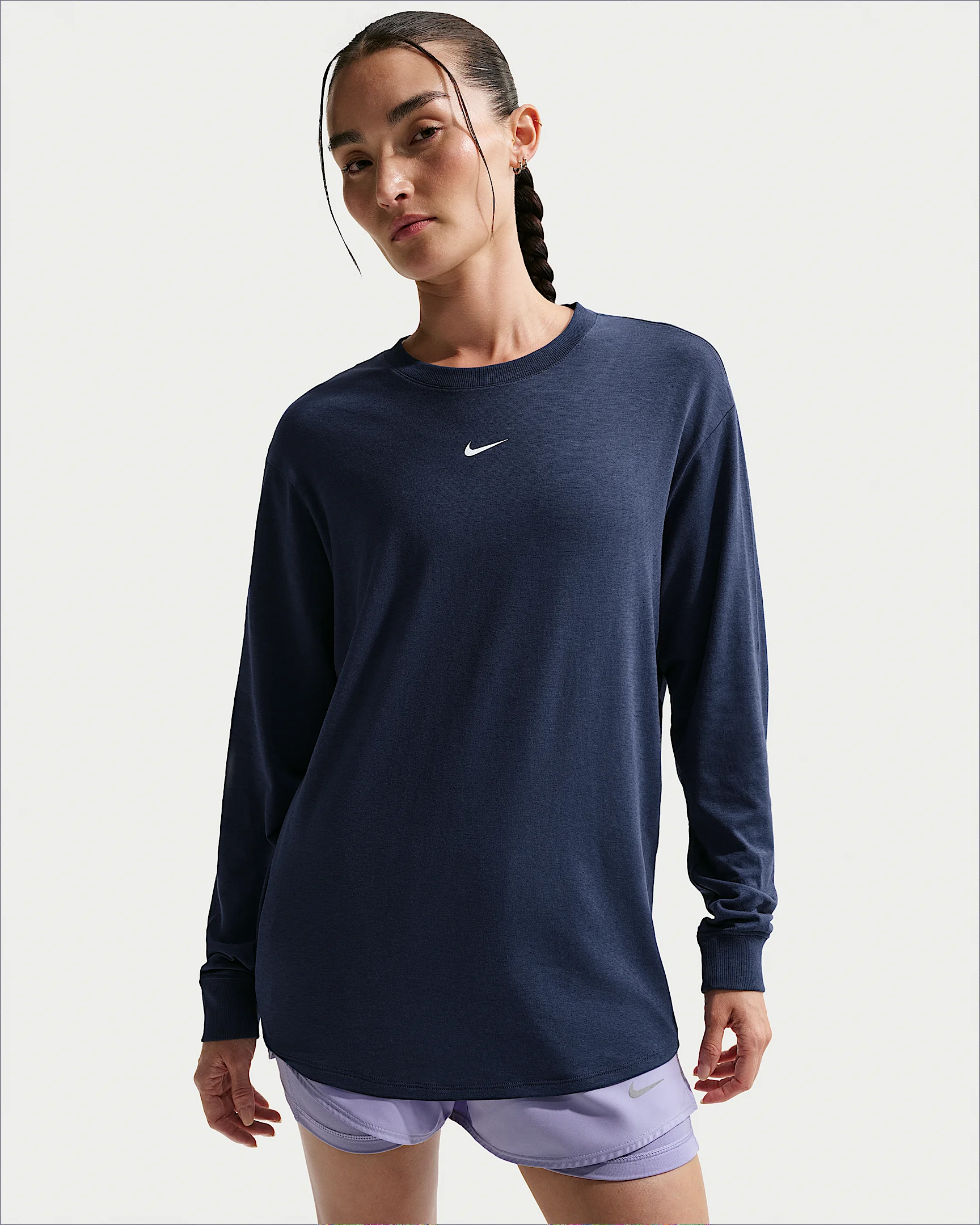 Nike One Relaxed Women's Dri-FIT Long-Sleeve Top - 1