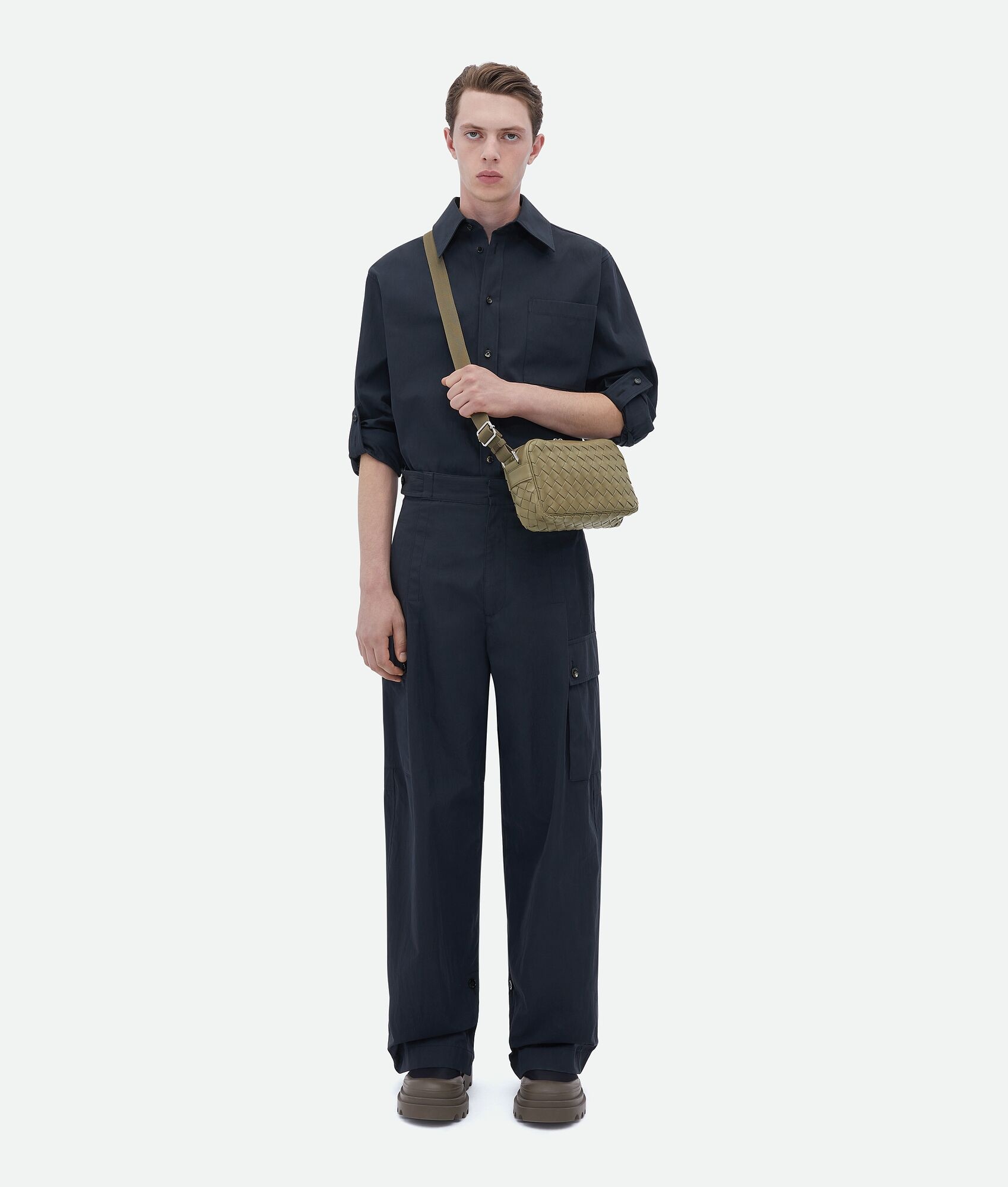 small classic intrecciato camera bag - 4