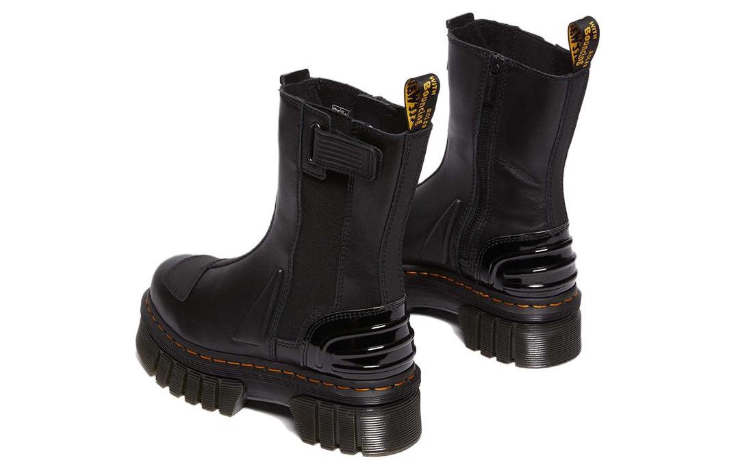 Dr.Martens Audrick Alternative Leather Chelsea Hi Platform Boots 'Black' 30973001 - 4