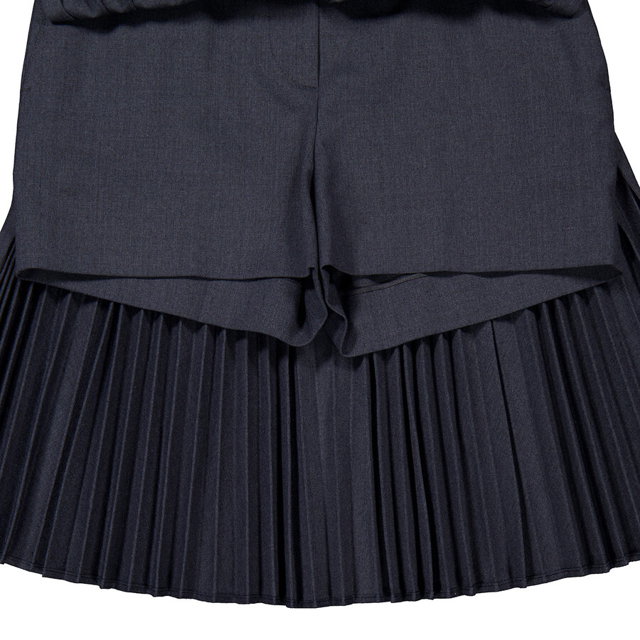 Burberry Black Yuliya Pleated Skirt, Brand Size 2 (US Size 0) - 2