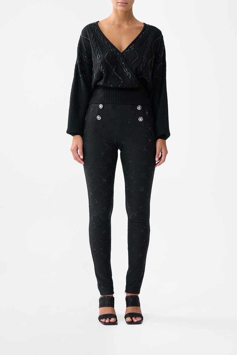 CAMILLA SURPLICE NECK KNIT JUMPER outlook