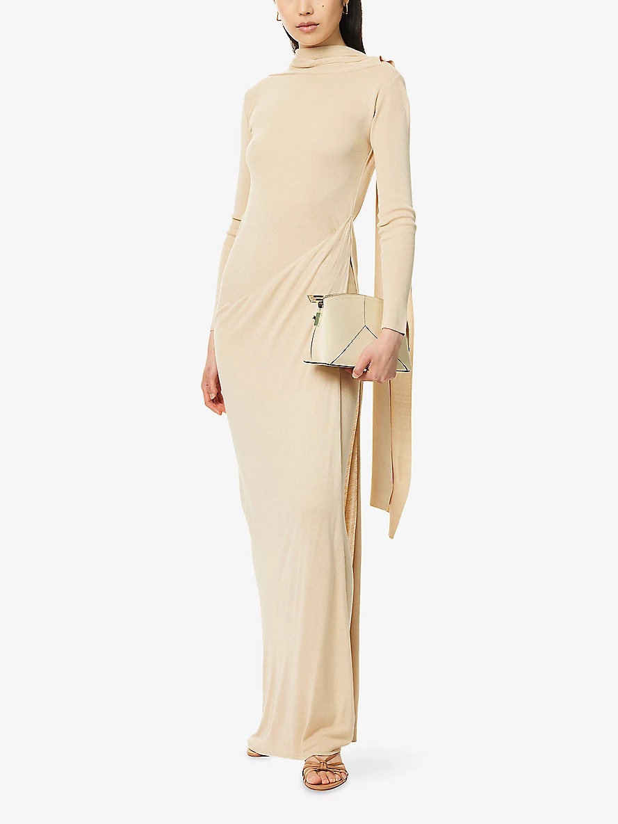 Vire Scarf Knit Maxi Dress - 2