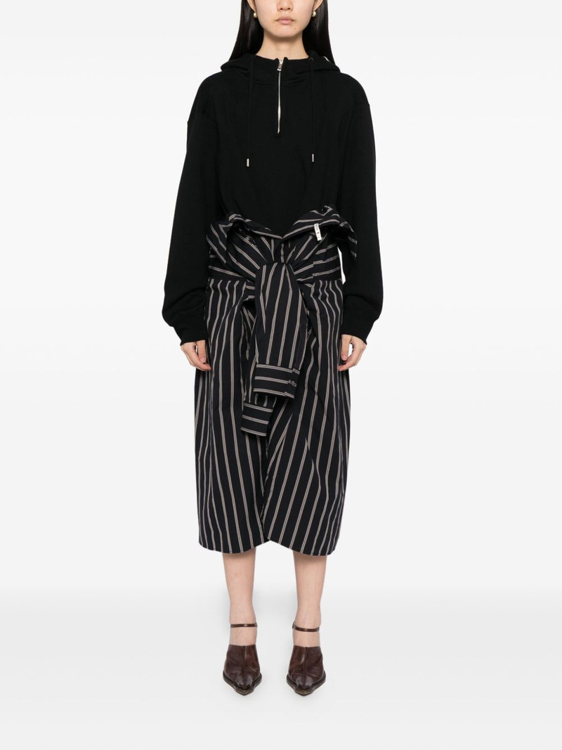 Maison MIHARAYASUHIRO combined hoodie dress outlook