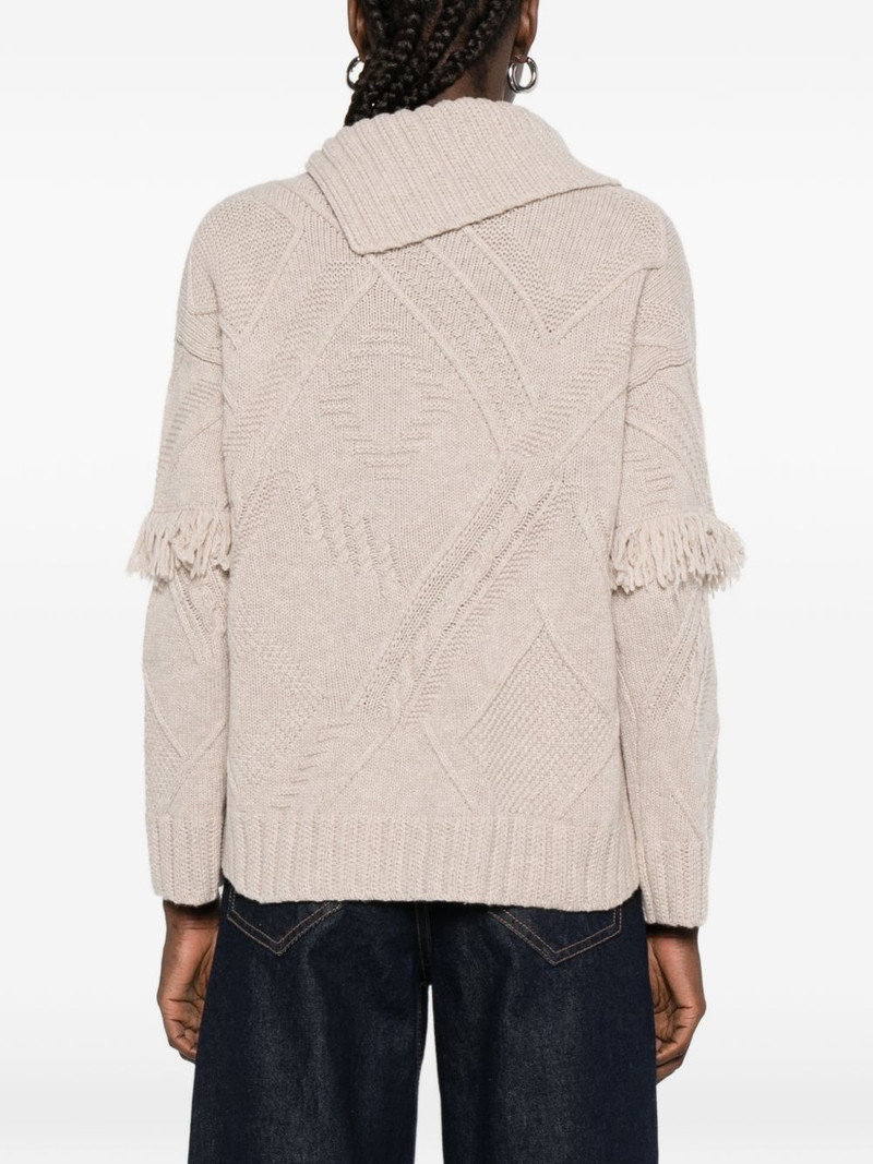 Mastro fringed sweater 4