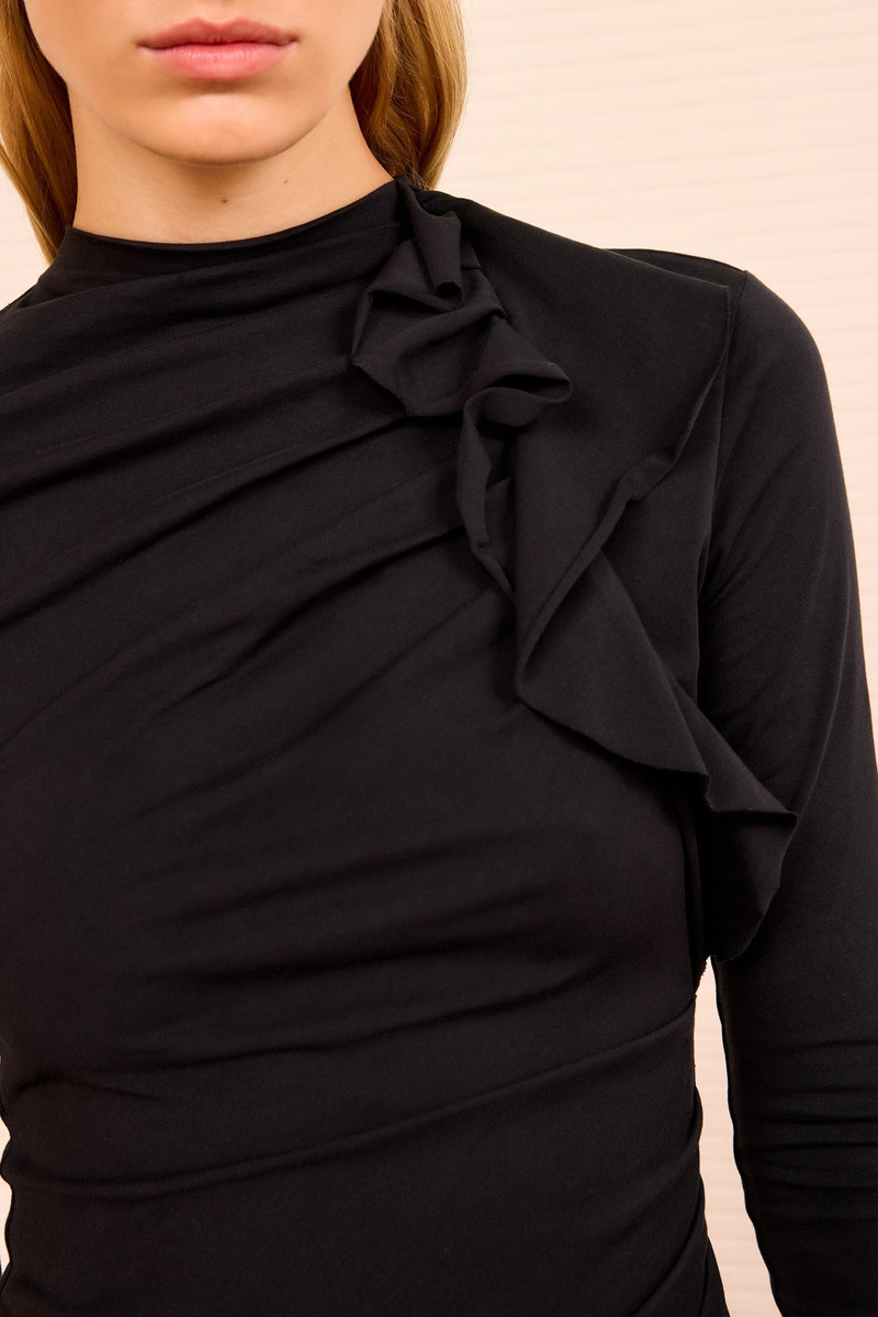 ULLA JOHNSON Safi Long Sleeve Dress outlook