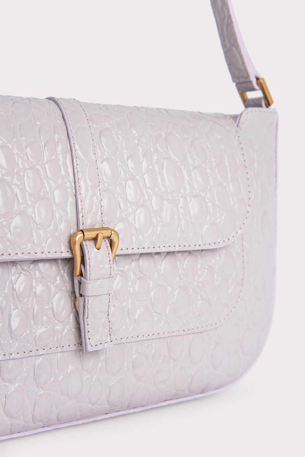 Miranda Dawn Circular Croco Embossed Leather - 5