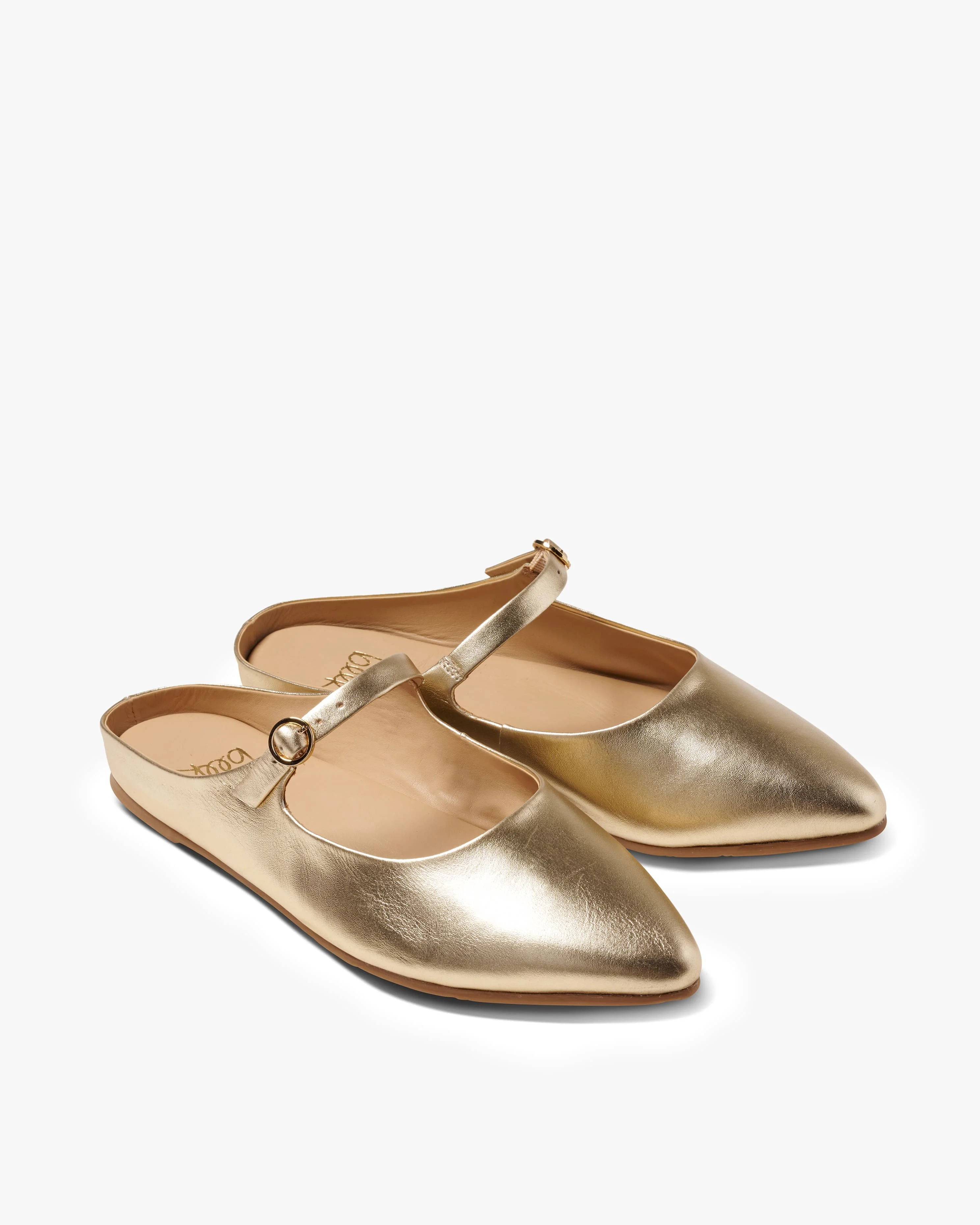 Swallow Leather Ballet Mule - 1