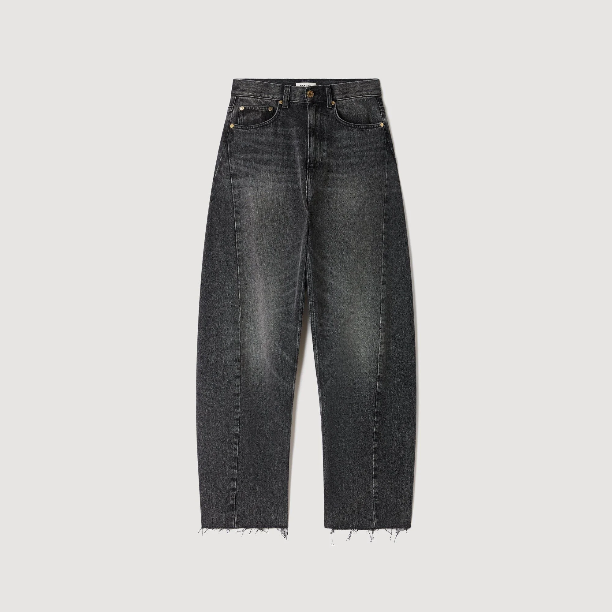 FADED BARREL JEANS - 1