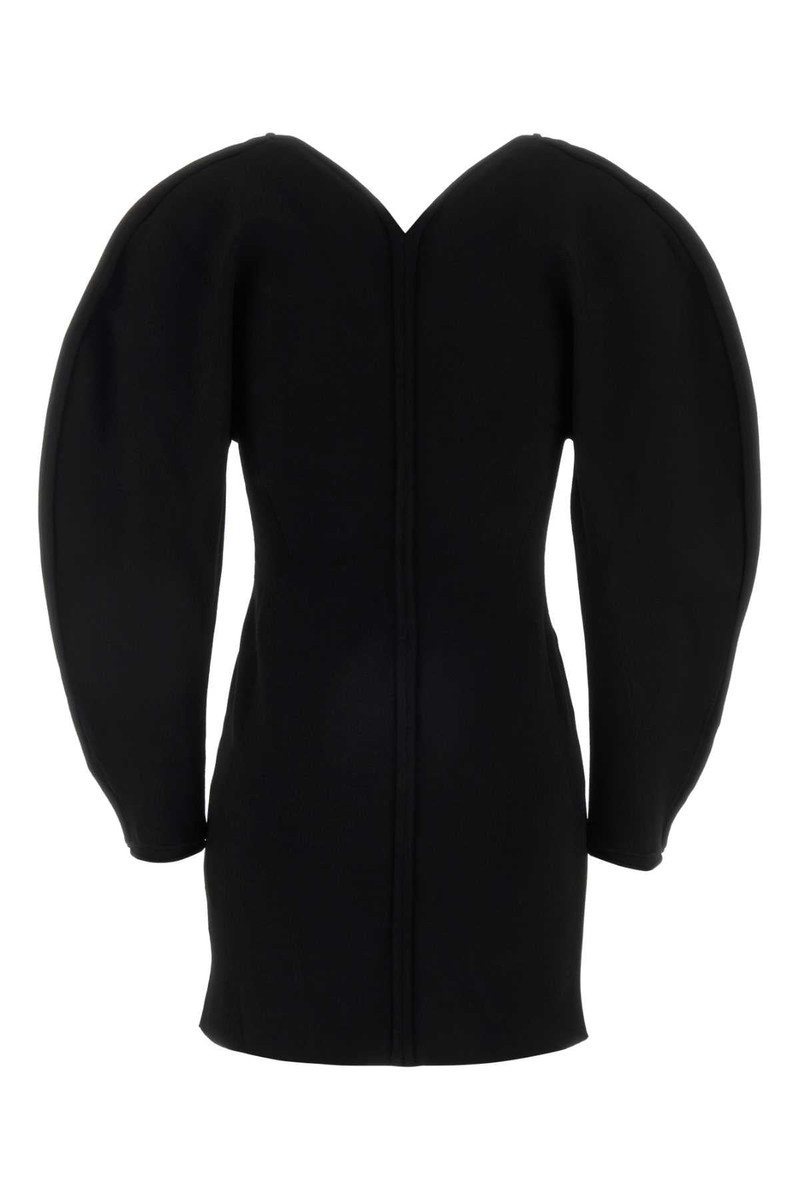 Givenchy Black Stretch Viscose Blend Cocoon Mini Dress Abiti outlook