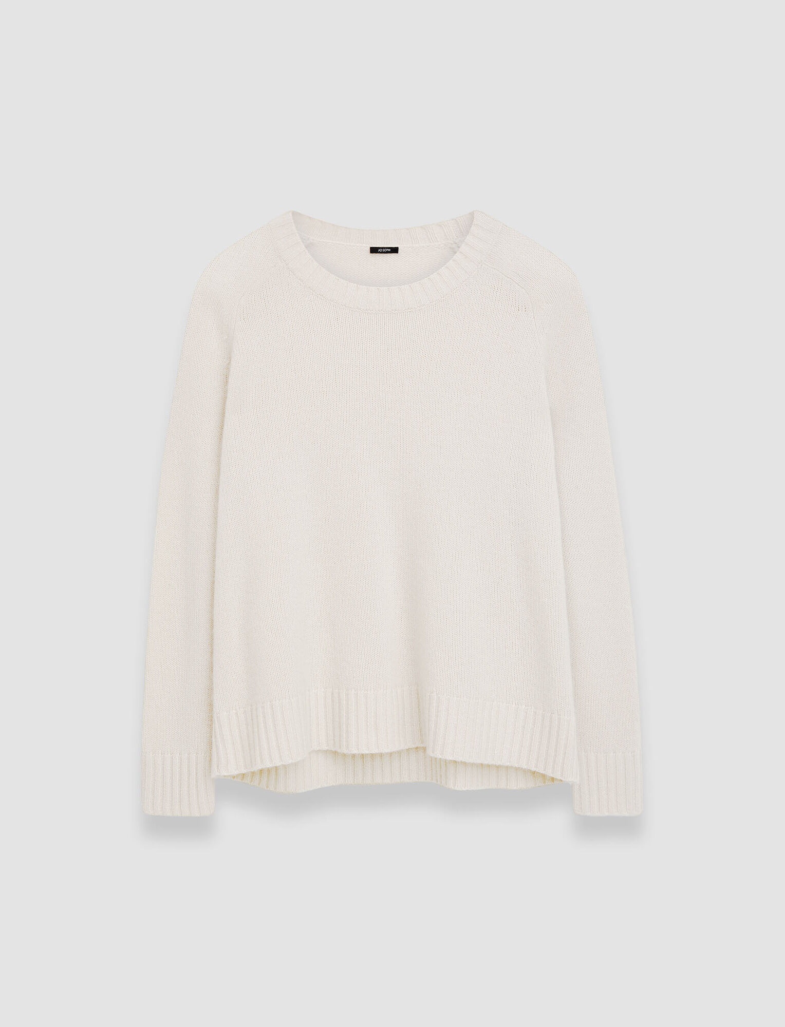 Open Cashmere Round Neck Jumper - 1