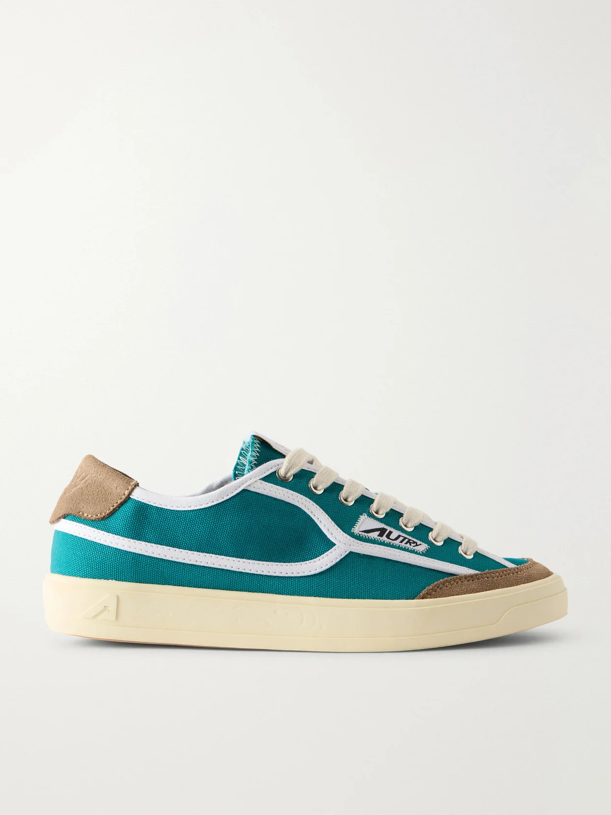 Windscape Low Suede-trimmed Canvas Sneakers - 1