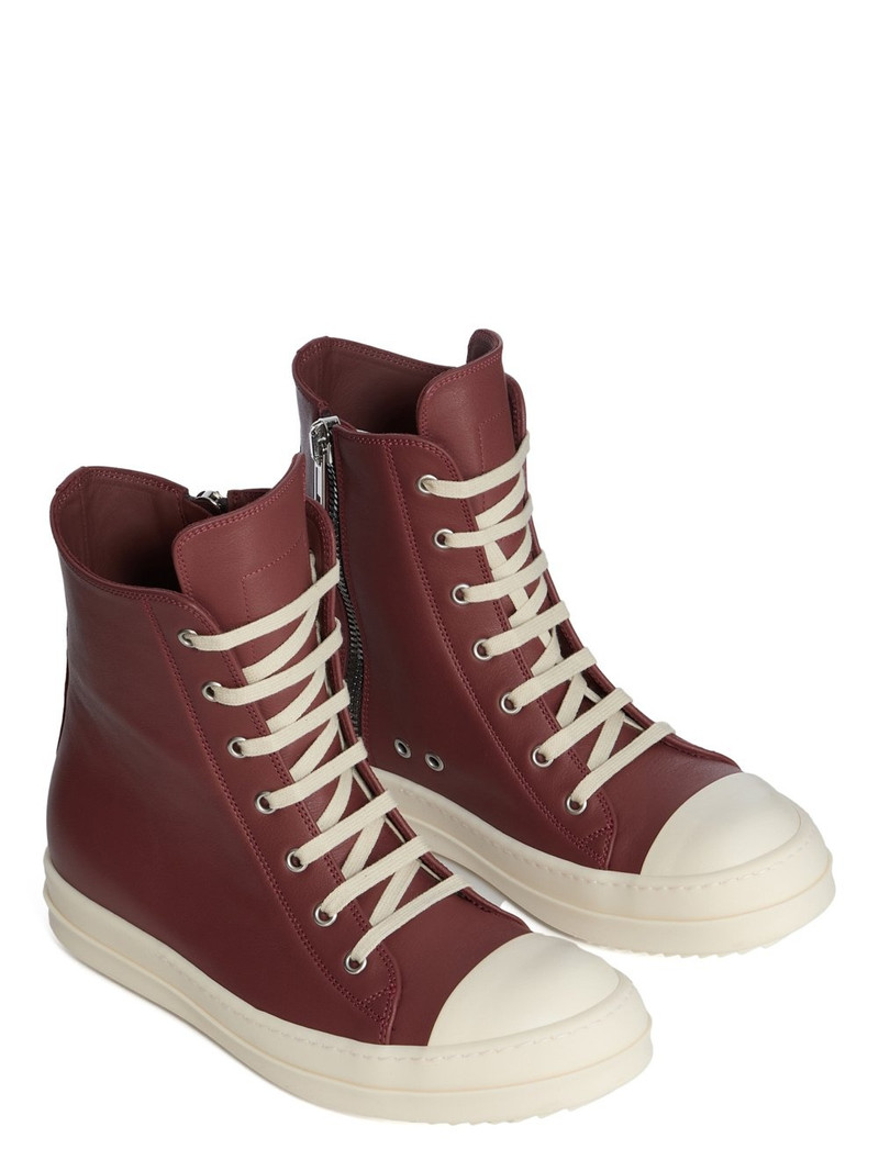 Hollywood High Top Sneakers Rosewood And Milk 6