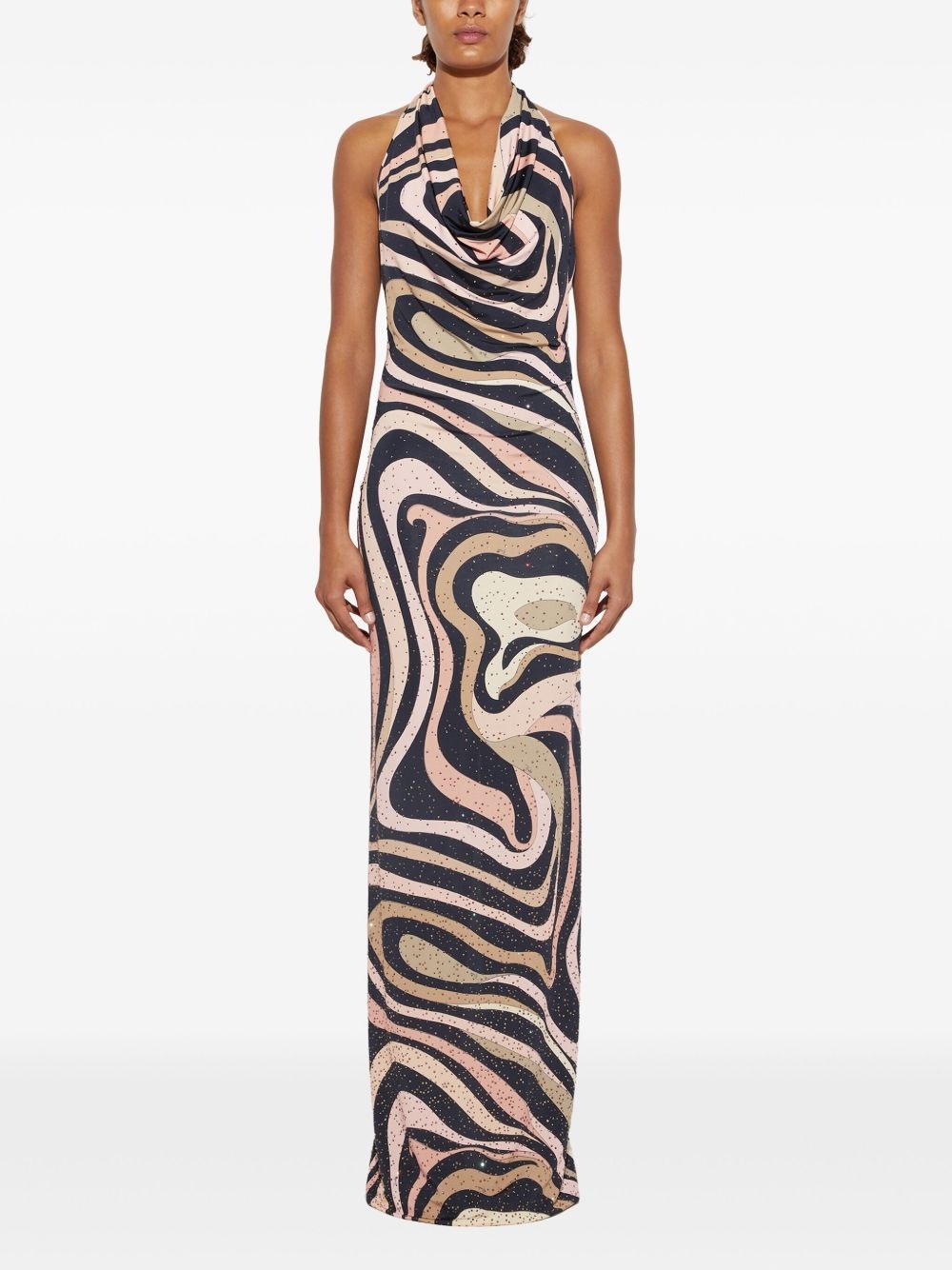marmo-print dress - 2