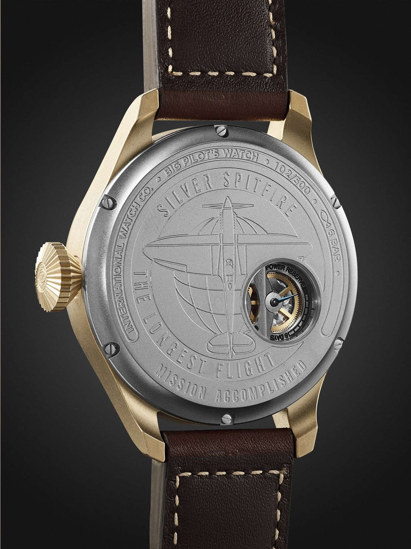 Big Pilot's Big Date Spitfire ‘Mission Accomplished’ Limited Edition Hand-Wound 46.2mm Bronze and Le 5