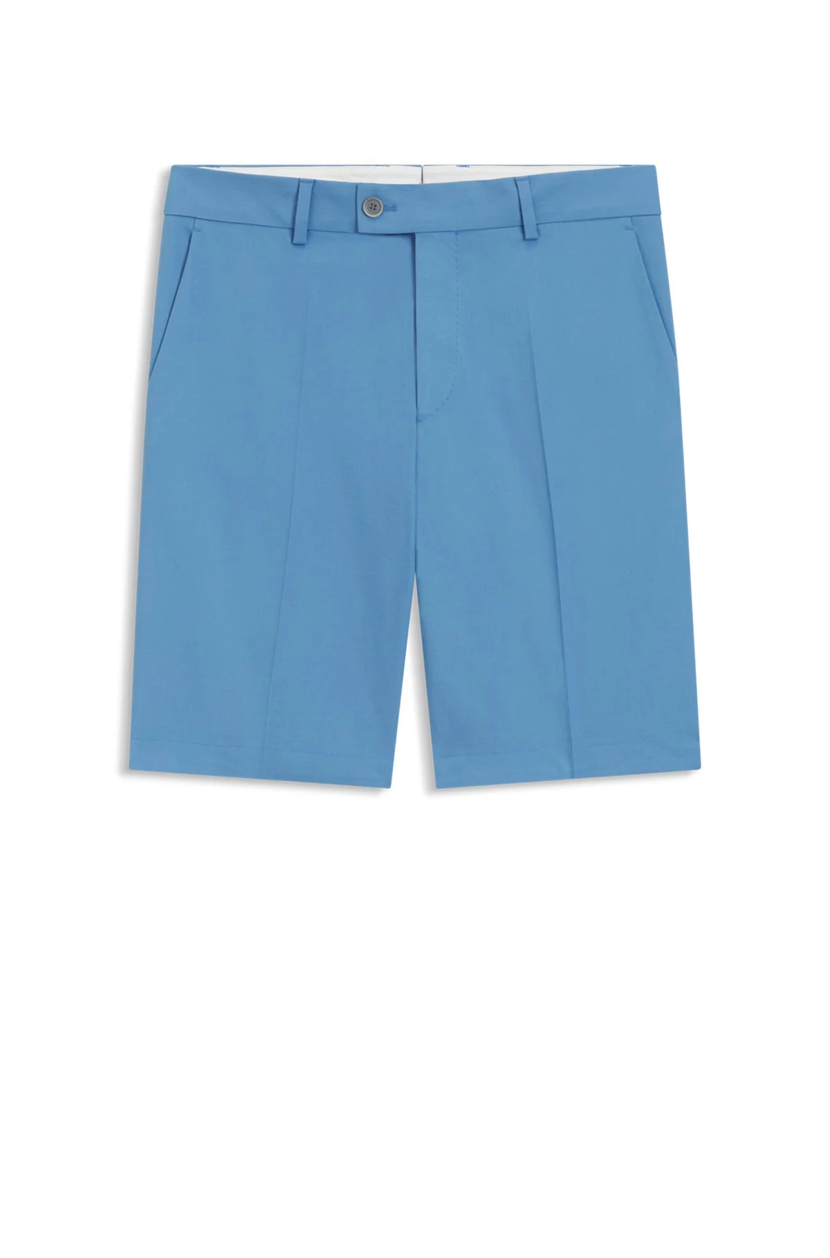 TAPERED-FIT SHORTS IN COTTON, SILK AND STRETCH - 1