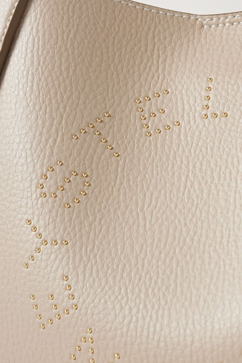 Studded vegetarian leather tote 4