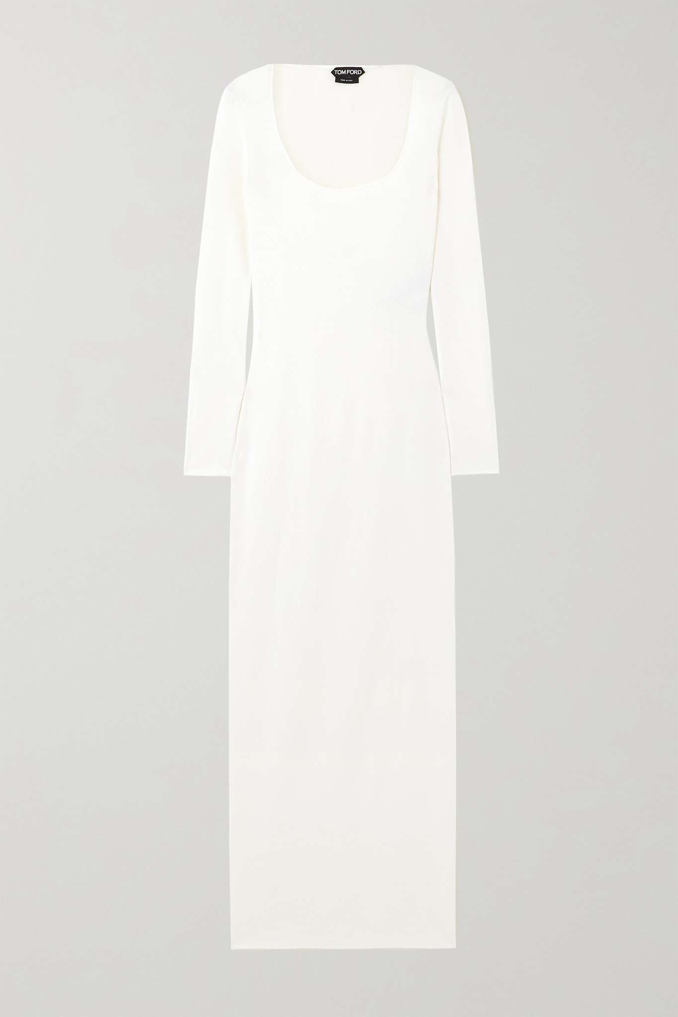 Cashmere and silk-blend midi dress - 1