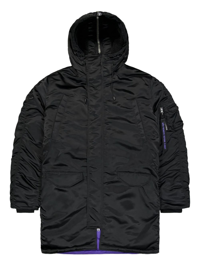 hooded padded coat 1