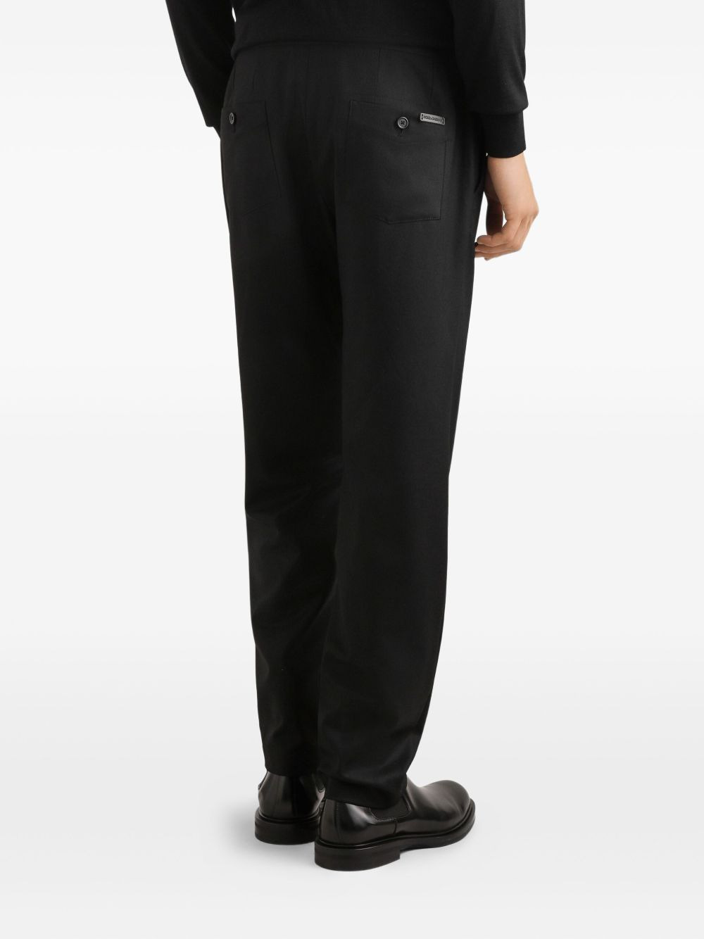 pleated drawstring trousers - 5