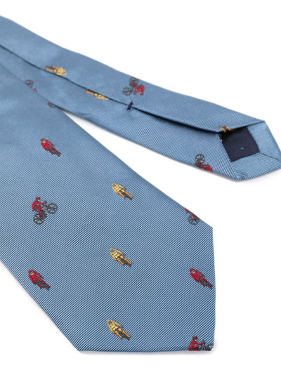 Paul Smith Bicycles silk tie outlook