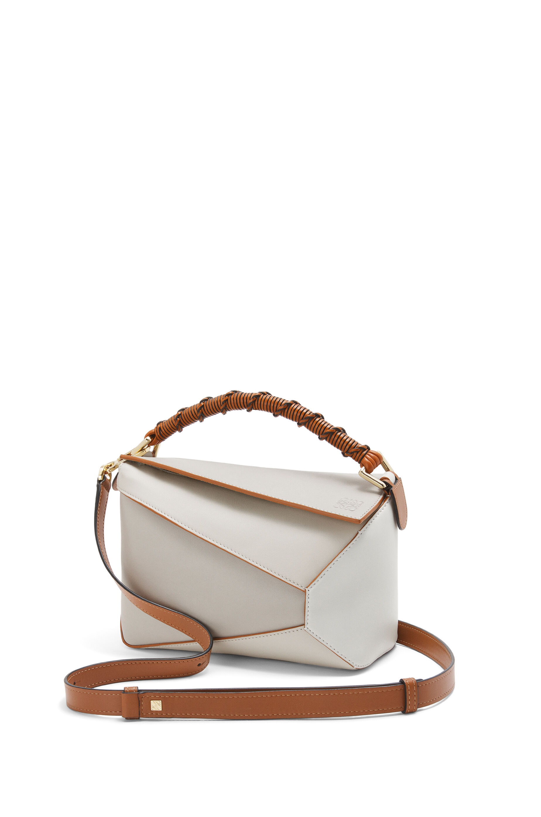 Loewe - Mini Puzzle Edge Ghost & Soft White Shoulder Bag