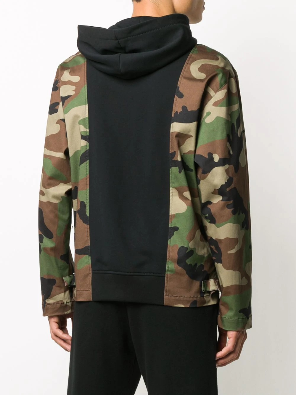 camouflage print panelled jacket - 4