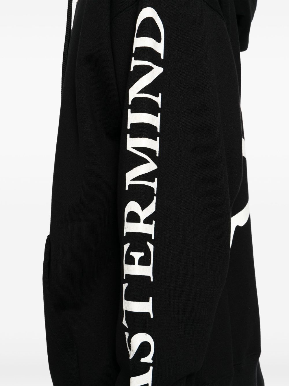 logo print hoodie - 5