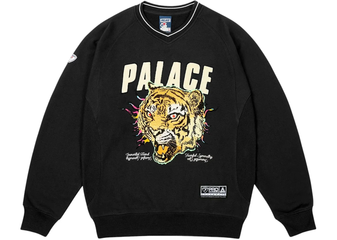 Palace Tora Tora Crew Black - 1