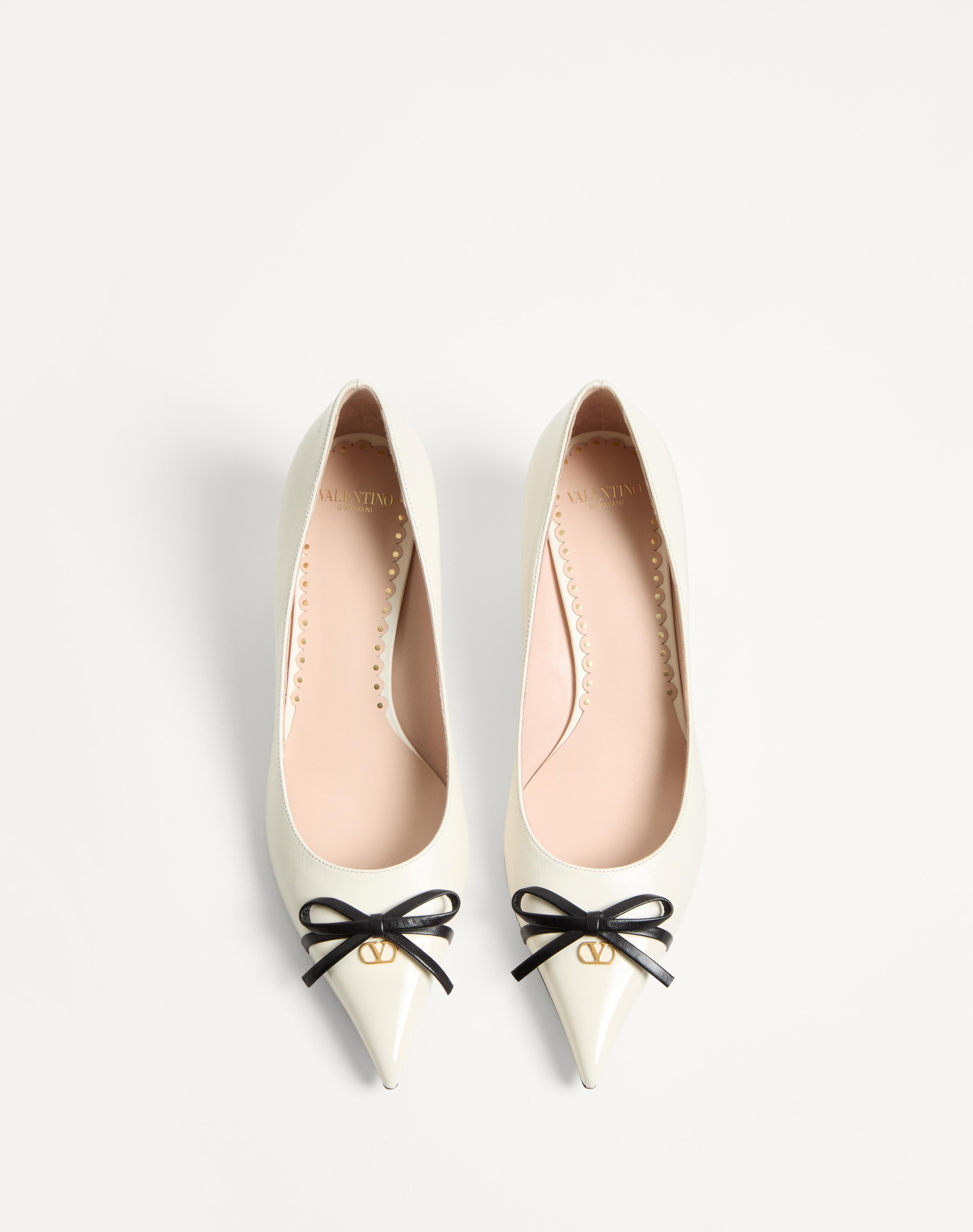 BEPOINTY PUMP IN PATENT LEATHER AND KIDSKIN 45MM - 3