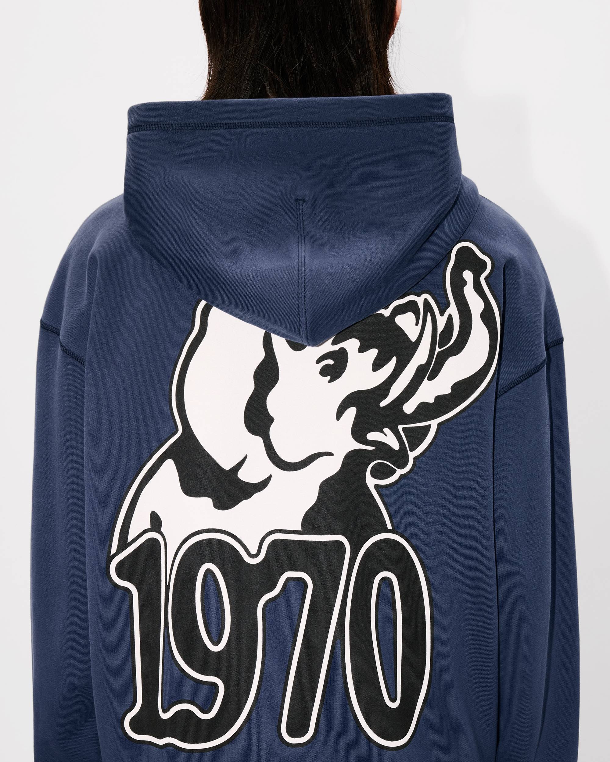 'KENZO Jungle Elephant' hoodie in cotton - 8