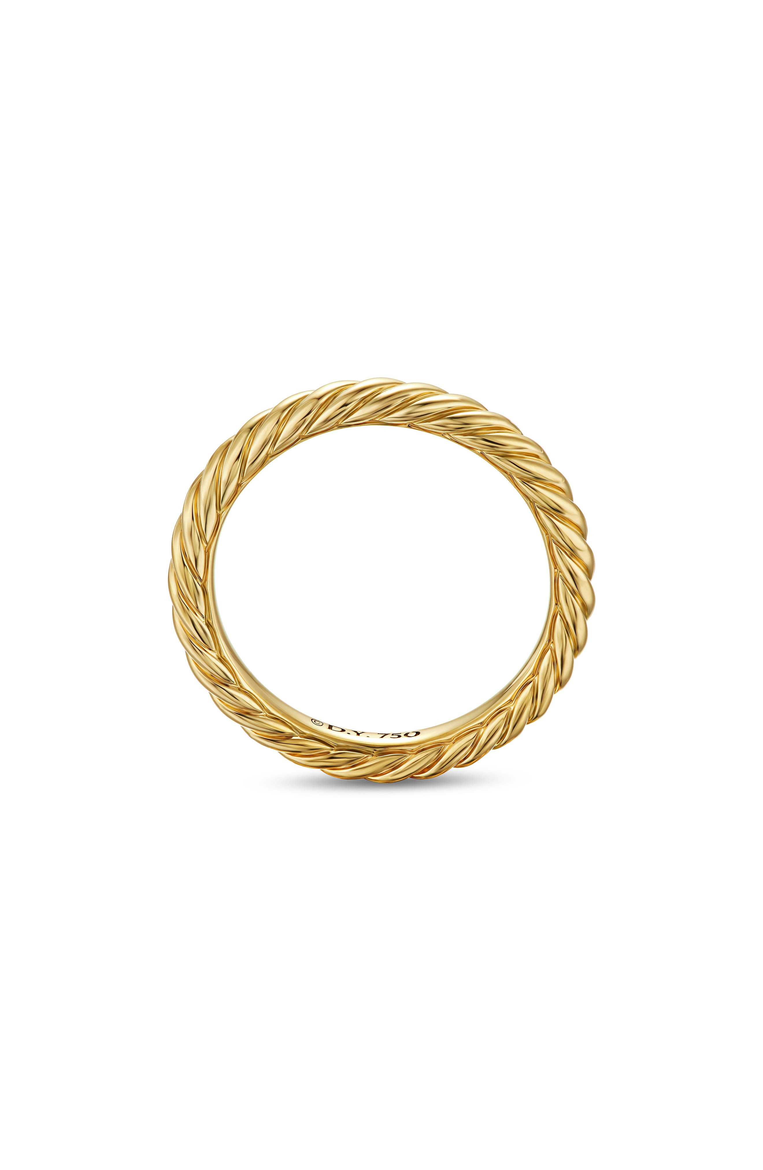 David Yurman Cable Band Ring in 18K Gold at Nordstrom - 5