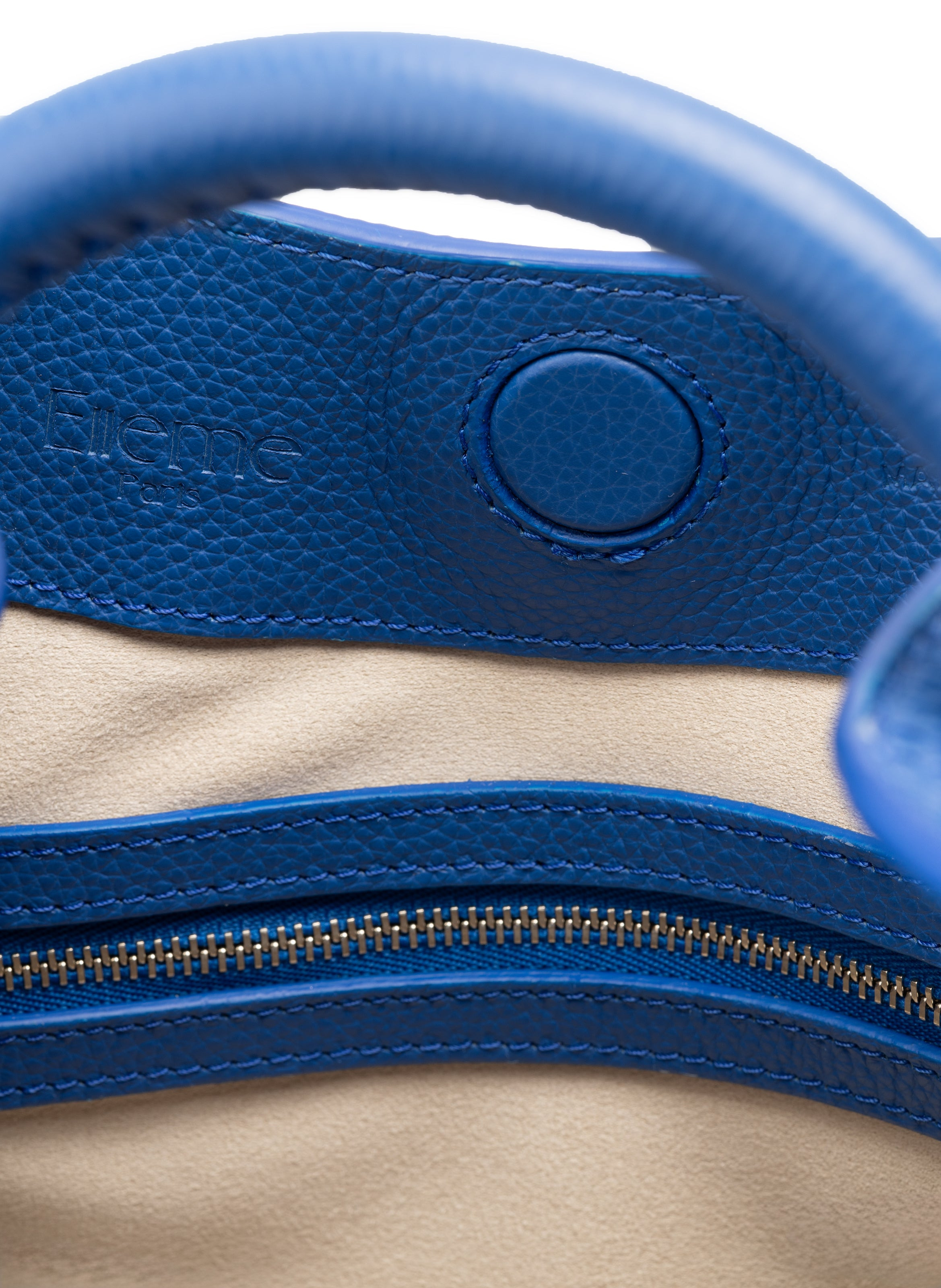 Raisin Pebbled Leather Azure Blue - 5